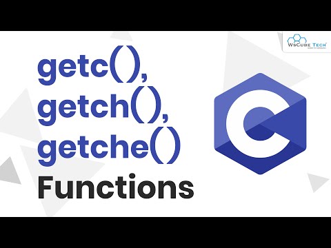 What are getc, getch, getche and getchar in C Programming | C in Hindi