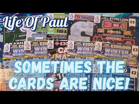 £50 mix of scratch cards, maybe today will be the day I win big!