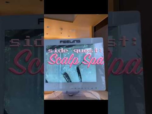 getting my scalp cleaned in china