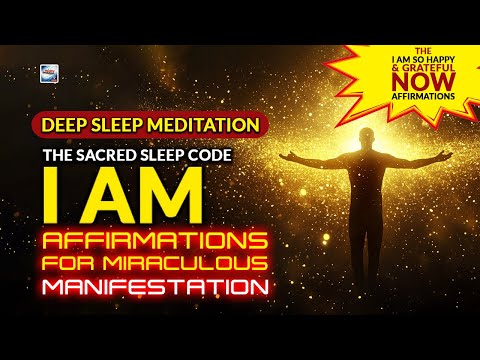 Deep Sleep Meditation - The Sacred Sleep Code - I Am Affirmations For Miraculous Manifestation