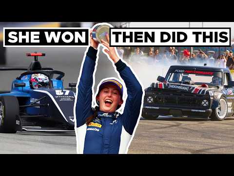 Lia Block Shreds the Hoonitruck for the first time ever - after her Singapore WIN!