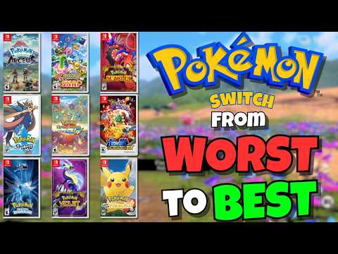 Ranking EVERY Pokemon Game on Switch!