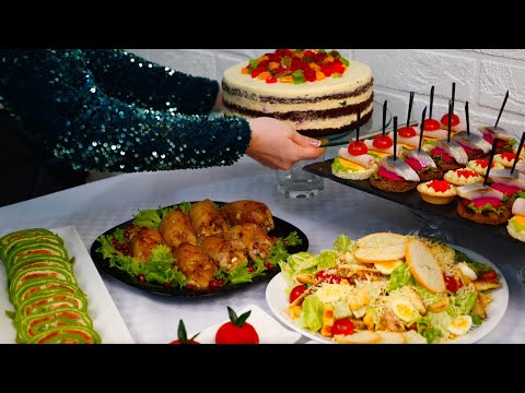 🎄МЕНЮ НА БУДЬ ЯКЕ СВЯТО ЗА 3 ГОДИНИ🌟 ГОТУЮ ТОРТ, САЛАТИ ТА ЗАКСКИ