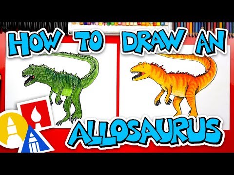 How To Draw An Allosaurus + ARTIST SPOTLIGHT!