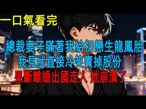 總裁妻子瞞著我給初戀生龍鳳胎,我見狀直接冷笑賣掉股份,果斷離婚出國走人 她崩潰了#動漫#一口氣看完#小説#爽文