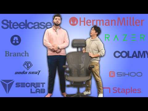 Best Chair For TALL People By Actual Tall People | Herman Miller Steelcase Haworth Secretlab Staples
