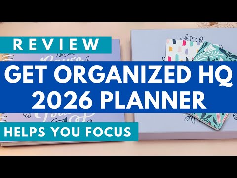 This may be perfect for ADHD | 2026 Prioritizing Planner | Get Organized HQ