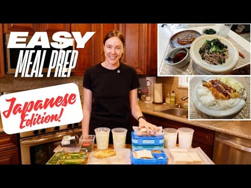 Easy Japanese Meal Prep for the Week 🍱