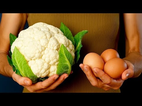 Ein spanischer Koch hat mir gezeigt, wie man Blumenkohl mit Eiern so lecker zubereitet!