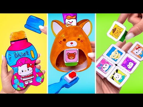 MAKE Your Own AMAZING Paper Toys 💜🚀 DIY Ideas for Kids by Slick Slime Sam's Maker World