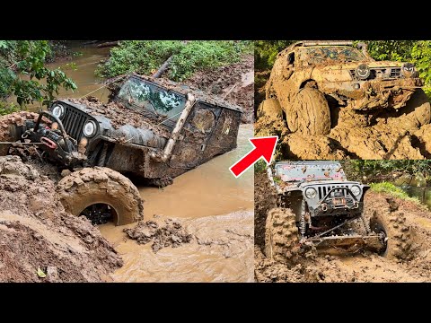 LA RUTA 4X4 MAS EXTREMA DE REPUBLICA DOMINICANA JEEP LJ, JL, JK, TOYOTA, NISSAN PATROL EN COTUI