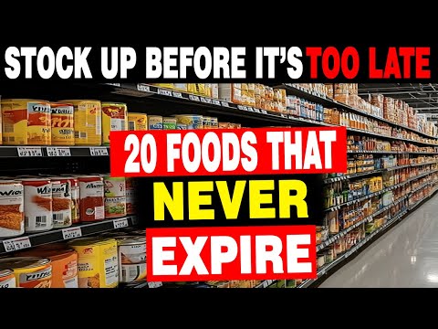 20 Must-Have Foods To STOCKPILE That NEVER EXPIRE!