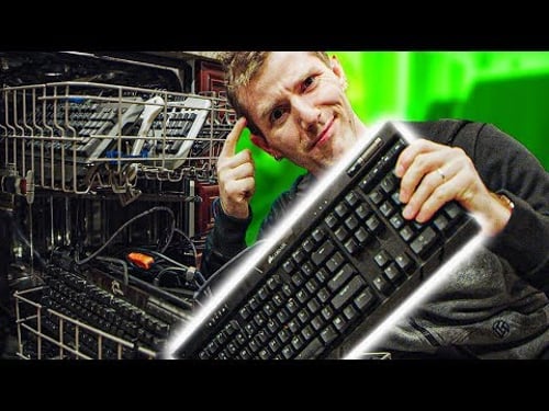 The best way to clean a keyboard is… the DISHWASHER?