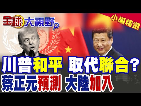 和平委員會崩盤 四國翻臉 普丁10億未花 蔡正元預測中國會加入?! 美退群世衛 2.6億欠款不付?!|【全球大視野】精華版 @全球大視野Global_Vision