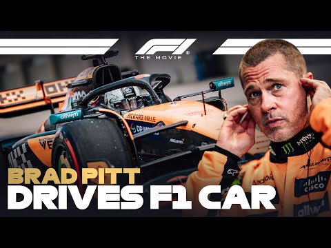 Brad Pitt Drives An F1 Car For The First Time | Full Day With McLaren