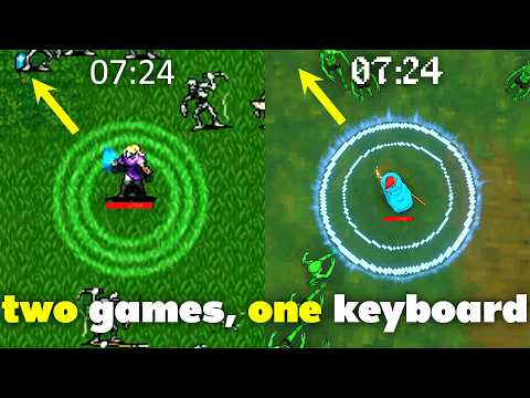 Can I Beat Megabonk and Vampire Survivors at the SAME TIME w/ the SAME KEYBOARD AND MOUSE?!?!