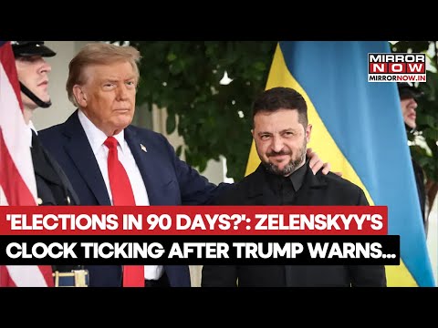 Zelenskyy Drops Election Bombshell After Trump Slams Ukraine's 'Democracy', Demands Security| Watch