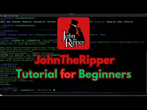 How to Use John the Ripper - Ethical Hacking Tutorial