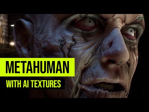 Create AI TEXTURES for your METAHUMANS / Tutorial