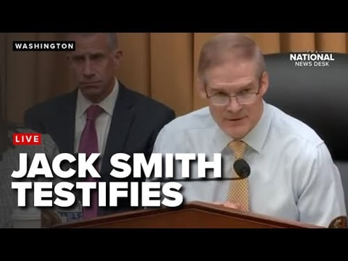 Jack Smith testifies before House Judiciary Committee