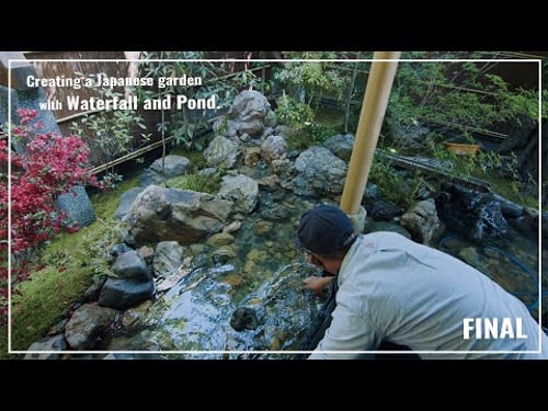 (Pro.59 - Final) Finally completed! Creating a Japanese garden with waterfall and pond.