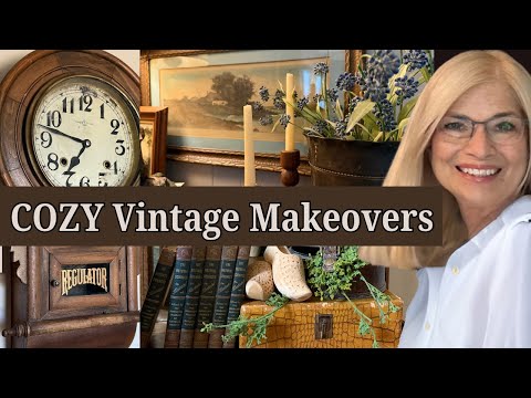 Mini Home Makeovers: Thrifted Vintage Decor for a COZY Home