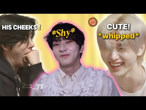 Everyone being whipped for Jungwons cuteness 😼