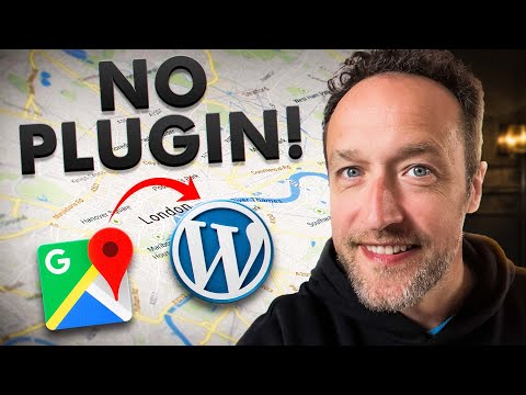 How to add a Google Map to WordPress 2024 - (No Plugin!)