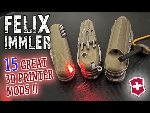 15 Must-Have 3D Prints to Supercharge Your Swiss Army Knife! Free Downloads!