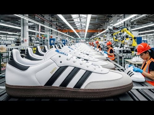 How Lionel Messi’s Iconic Adidas Samba OG Football Shoes Are Crafted Step by Step