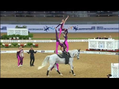 CVI Doha 2015 - Team LΓΌtisburg - Free Style Round2 - Swiss Vaulters