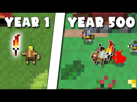 I Followed A LEGENDARY Sword for 500 Years! - Worldbox