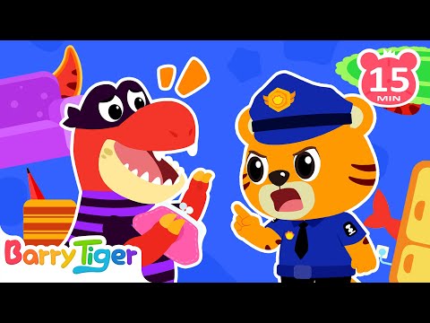 救命!抓住恐龍強盜🦖|恐龍大冒險|親子互動遊戲|幼兒早教兒歌|動畫兒歌|貝樂虎益智