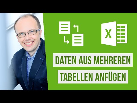Combine or append data in Excel from multiple tables / queries