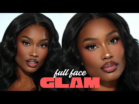 FULL FACE OF FLAWLESS In-Depth Makeup Routine - PERFECT FOR DARK SKIN GIRLS