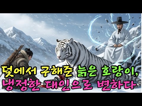 👌잠자기전 듣는 옛날이야기 1시|덫에서 구해준 늙은 호랑이, 냉정한 대인으로 변하다”ㅣ옛날이야기 ㅣ민담 ㅣ오디오북ㅣ전설ㅣ설화 ㅣ야담