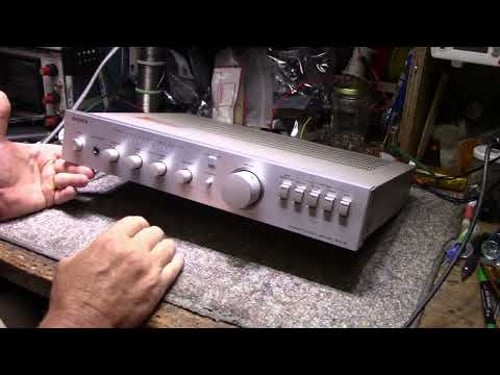 Sony TA F40 Amplifier Repairs (Ep. 190)