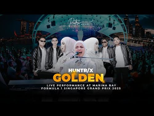 HUNTR/X - GOLDEN, PUTRI ARIANI COVER (LIVE PERFORMANCE AT FORMULA 1 SINGAPORE GRAND PRIX 2025)