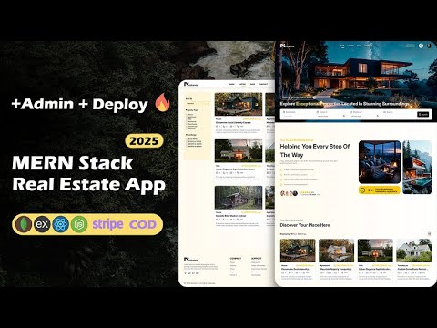 Build and Deploy MERN Stack Home Rental and Sales App in React, MongoDB, Express, Node, Clerk