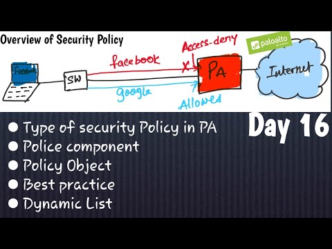 #PaloAltofirewallTraining | Configure Security policy | external dynamic list | LAB | 2023