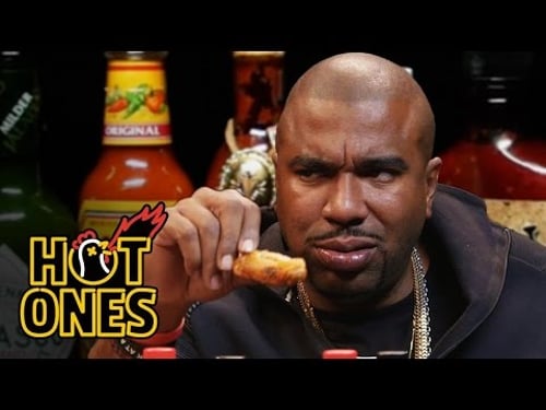 N.O.R.E. Gets Wasted While Eating Spicy Wings | Hot Ones
