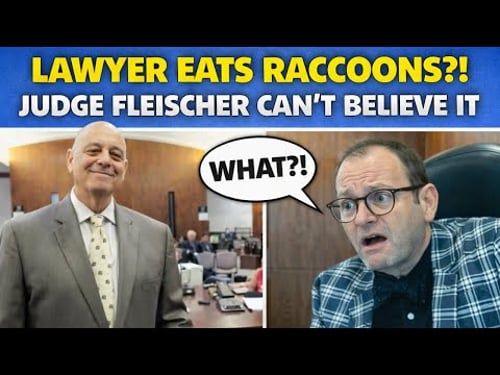 Lawyer Says He Eats Raccoons…Judge Fleischer Is SHOCKED 😳