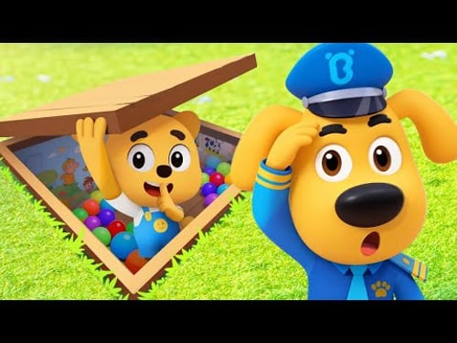 Secret Basement Escape Challenge | Fun Story | Kids Cartoon | Sheriff Labrador