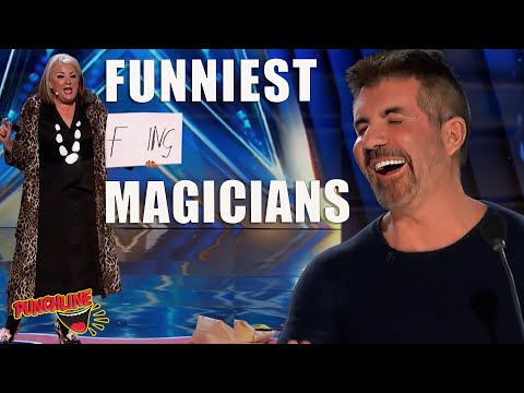Funniest Magicians on Got Talent EVER! Best Comedy Magic Compilation.