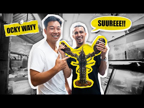 Lobster Sandwich The Ocky Way !!! (General Ock cooks a HUGE 5 Pound Lobster!!)