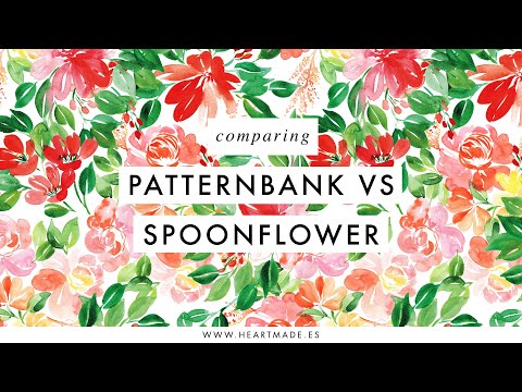 Patternbank VS Spoonflower - best platform to sell seamless pattern designs?
