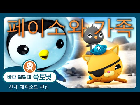 바다 탐험대 옥토넛 - 🐧 페이소와 가족 ❄️ | 세계 펭귄의 날 특집! - 120분+ 편집 - 모음집