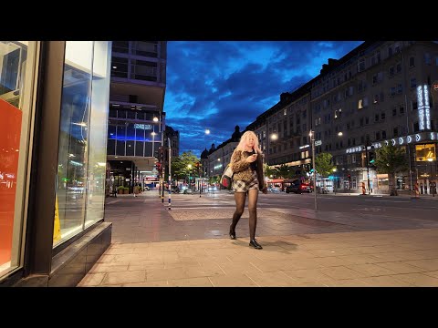 Stockholm Nightlife Tour ๐ | Walking Through the City After Dark. #stockholm #nightlife #travel #4k