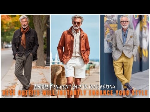 Why Most Older Men Look Boring — 20 Outfits That Break the Pattern - men's fashion