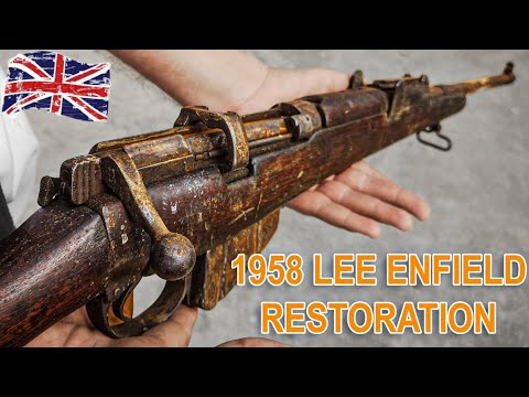 Restoration of British 1958 rifle - lee enfield restoration | gun restoration